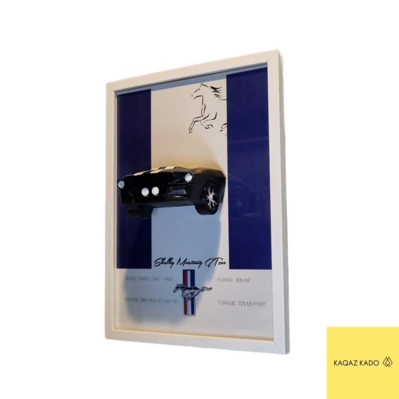 تابلو سه بعدی موستانگ