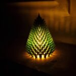 جاشمعی درخت کریسمس همراه با وارمر LED