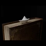 بوک مارک قایق کاغذی